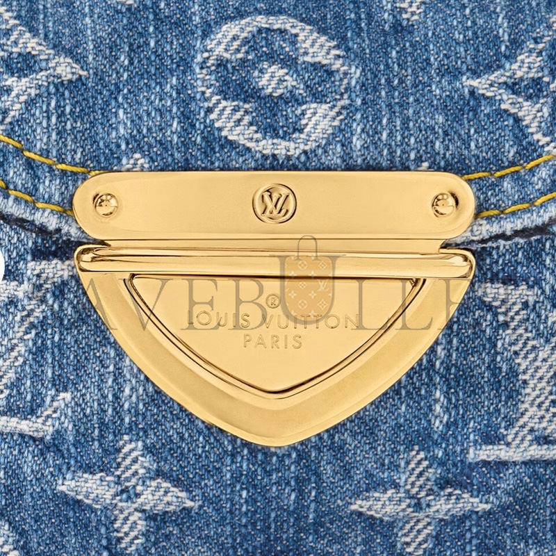 l0*is V*t0n denim pochette fairfax shoulder bag m82948 (18*14*2.7cm)